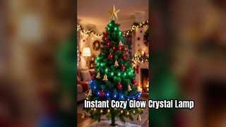 Golden Crystal LED Tree Lamp Cozy Home Decor