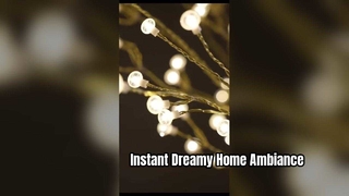 LED Firework Tree Light Elegant Home Decor Lighting