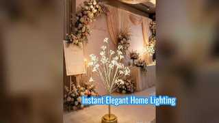 Designed to resemble a spray of artificial flowers, it instantly creates a captivating atmosphere 